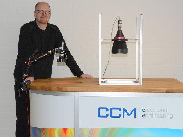 CCM-direktør Claus Moos glæder sig over at Sønderborg-virksomheden er blevet NI Vision Speciality Silver Alliance Partner.