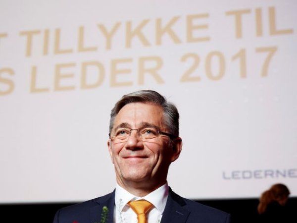 CEO Niels Buus fra GomSpace er netop blevet kåret som den 16. modtager af Danmarks mest prestigefyldte lederpris, prisen som Årets Leder 2017. (Foto: Thomas Tolstrup, Lederne)