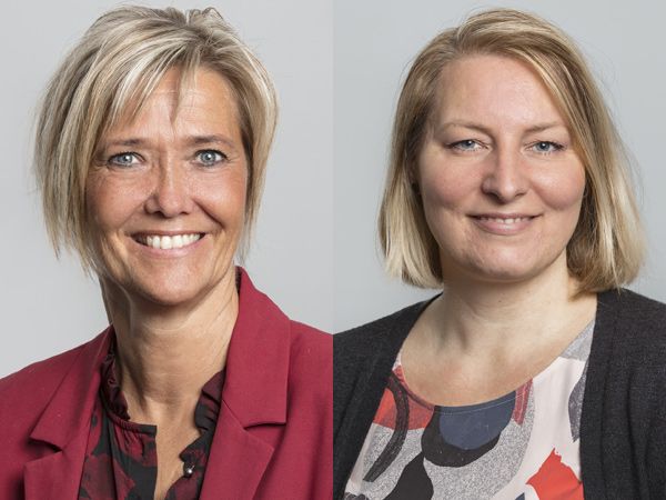 De seneste to ansatte hos Følsgaard, Tina Raagaard (t.v.) og Jeanette Kopprasch Sørensen.