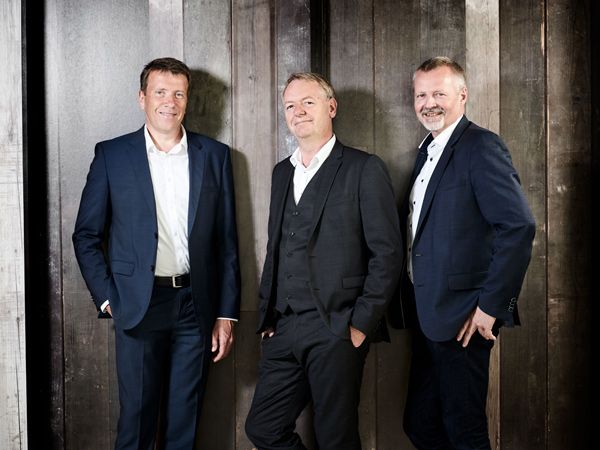 Koncernledelsen i Norlys består nu af fra venstre økonomidirektør Gert Winther Jørgensen, administrerende direktør Niels Duedahl og viceadministrerende direktør Martin Romvig.