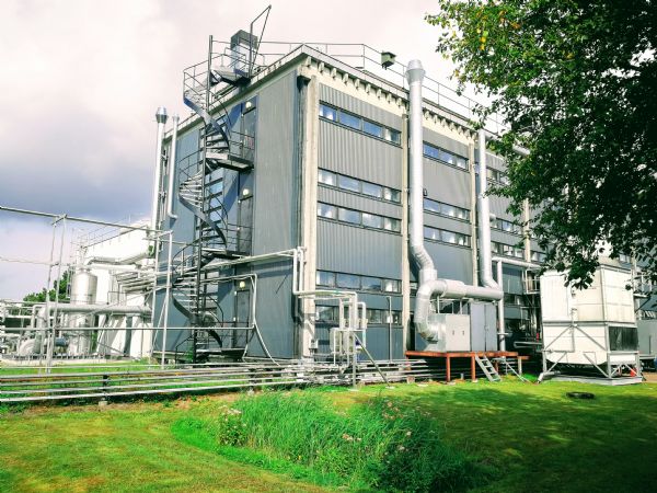 Fabrikken i Køge hvor pK Chemicals i dag anvender store mængder ethanol i oprensningsprocesser af virksomhedens produkter. (Foto: pK Chemicals)