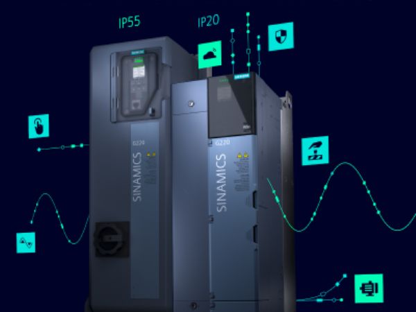 Siemens slår aktuelt et slag for 3. generation af Sinamics-frekvensomformere, der leveres med High End-features.