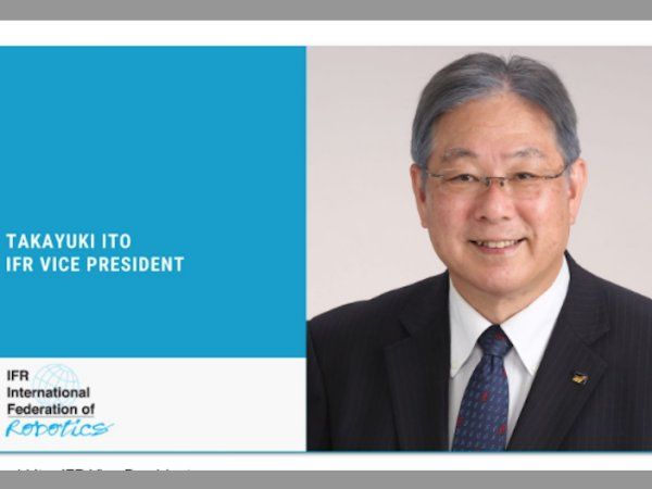 Takayuki Ito har været i robotindustrien i over 40 år og indehaver i øjeblikket stillingen som Chief Technical Advisor hos robotproducenten Fanuc Corporation, med base i Oshino, Japan.