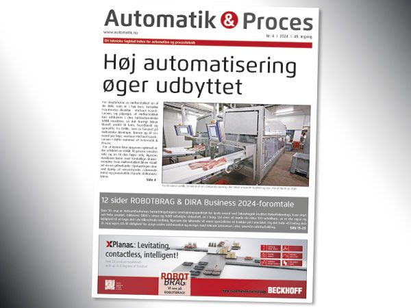 Fra mandag indledes omdelingen af Automatik &  Proces 4/2024, som allerede nu kan læses i online-version.