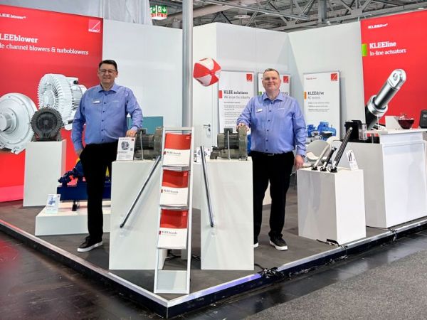 Klee-salgsteamet har haft travlt på Hannover Messe 2025-standen.