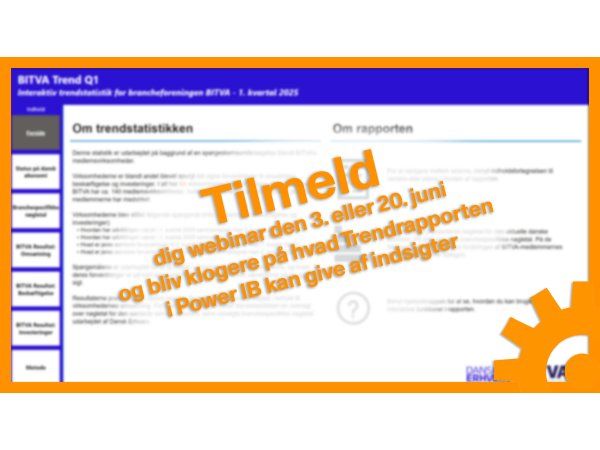 3. og 20. juni holder BITVA to identiske morgenwebinarer om den fremadrettede BITVA Trendstatistik.