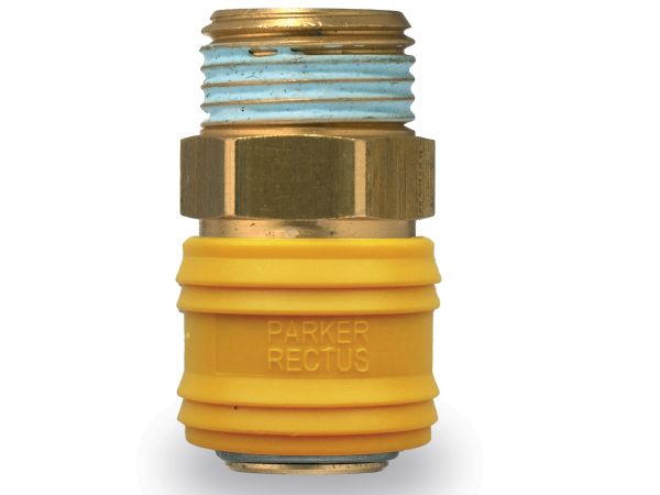Parker har nu Rectus serie 26-koblinger til pneumatiske applikationer i standardprogrammet.