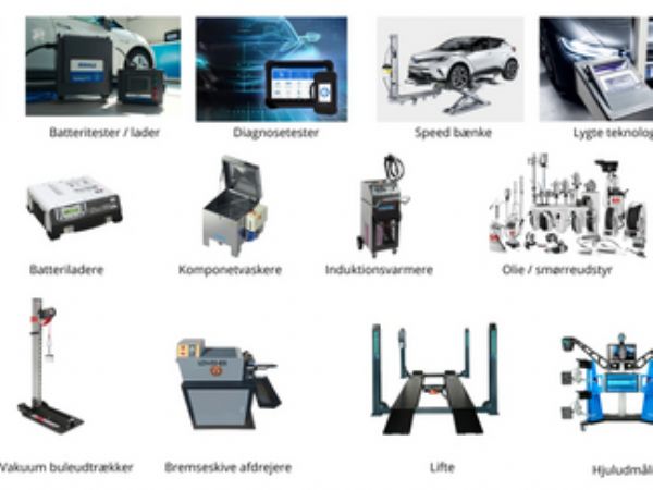 På FTZ-messen 2025 i Odense Congress Center viser Løwener aktuelle bud på løsninger fra produktprogrammet, der også kan imødekomme morgendagens krav på autoværkstederne.