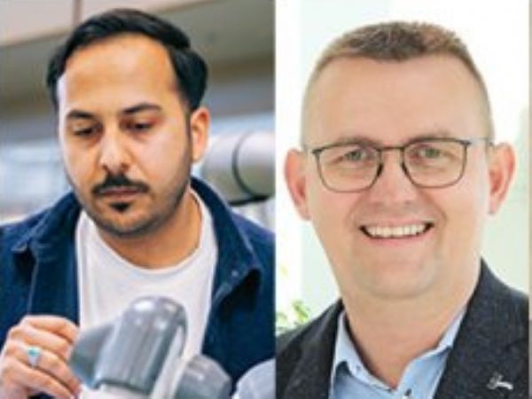 Milad Jami (t.v.) og Flemming Møller Hansen (t.h.) blev begge indvalgt ved DIRA-generalforsamlingen.