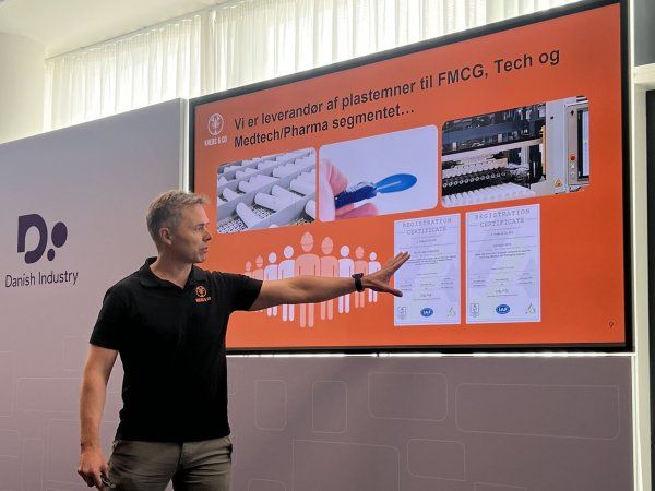 Blandt mandagens indlæg i Industriens Hus var direktør Peter Bay, Krebs & Co. A/S, som  fortalte om virksomhedens arbejde med innovation via brug af de tilbud, der allerede findes.