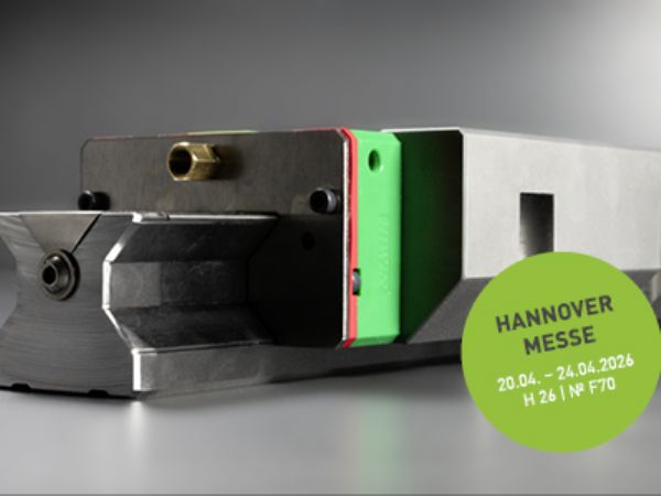 20. til 24. april vises de nu salgsbare UR-rulleføringer frem på Hiwin-standen i forbindelse med Hannover Messe 2026.