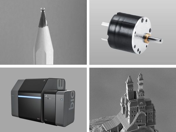 Faulhaber-løsninger sikrer præcision i X-, Y- og Z-bevægelserne i UpNanos NanoOne 3D-printer.