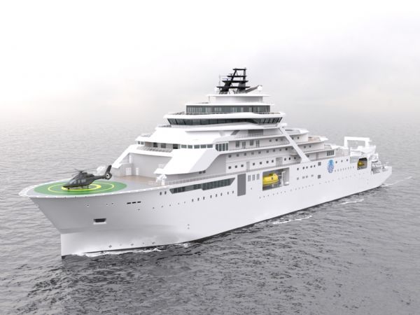 Forskningsskibet ”projectnamedRV11000” leveres med generatorsystem, giver mere plads til forskningen, fremhæver Hoyer VMS Group.