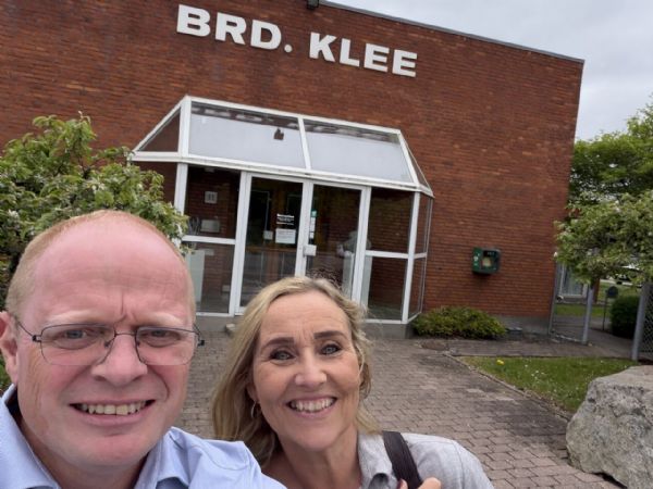 Jesper Bakkensen og Heidi Enemark var i sidste uge et tod-dages træningsophold hos Brd. Klee.