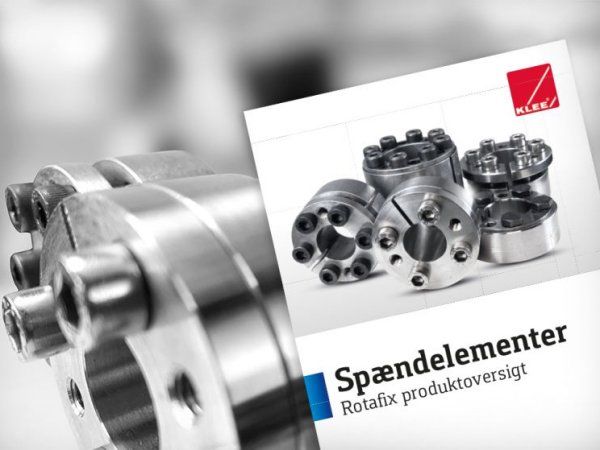 Rotafix-spændelementer præsenteres nu i en selvstændig brochure fra Brd. Klee.