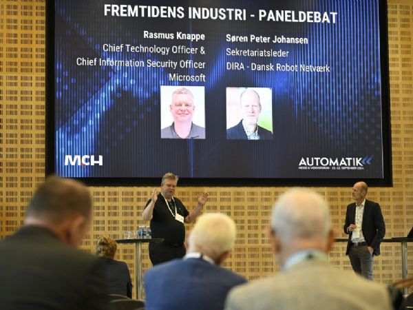 Også ved AUTOMATIK 2026 bydes på tilknyttede konferencer side om side med udstillingshallen. (Foto: MCH/Lars Møller)